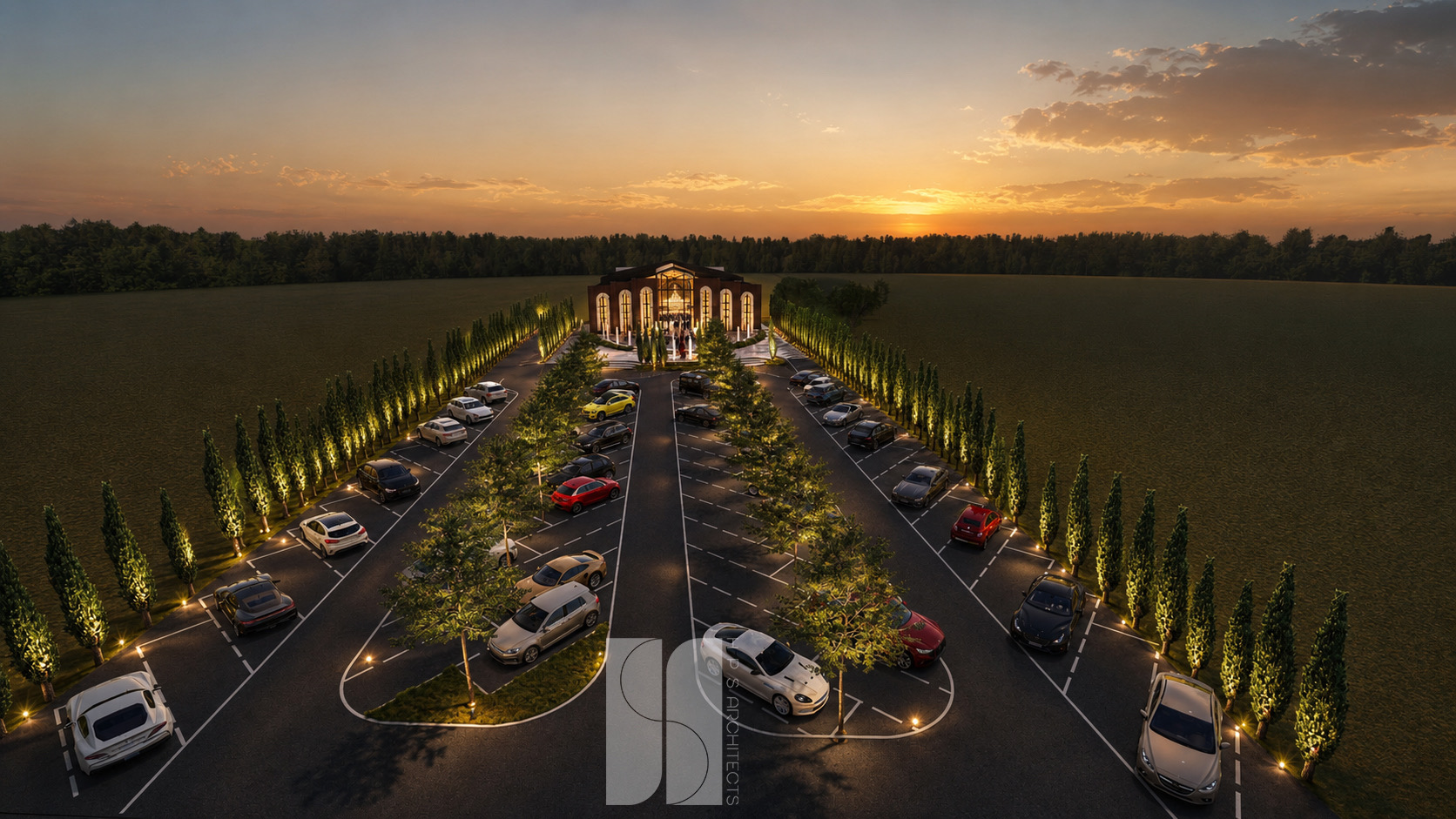 Exclusive Garden — pamje ajrore e kompleksit