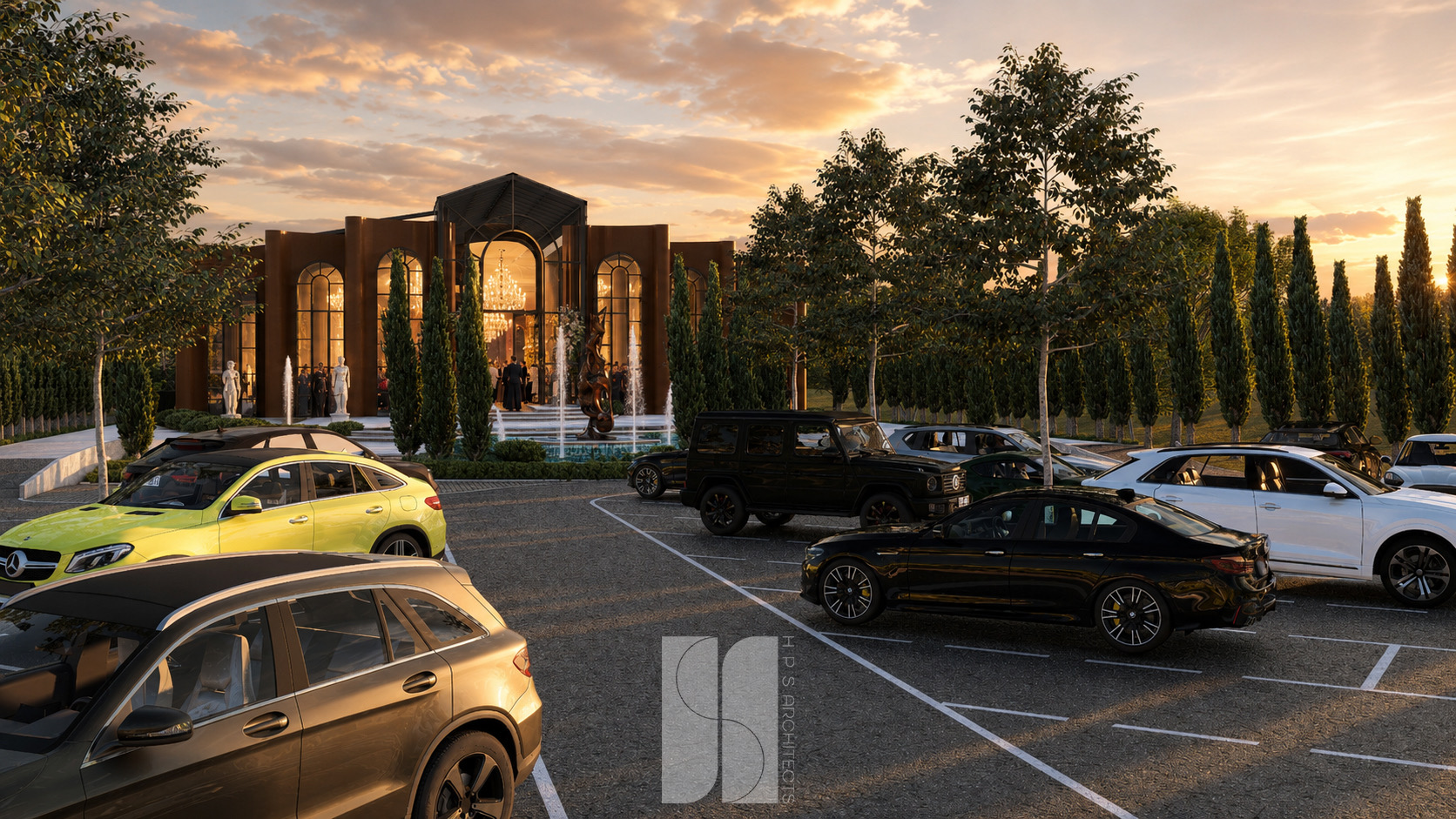 Exclusive Garden — hyrje elegante me shkalle dhe dekor